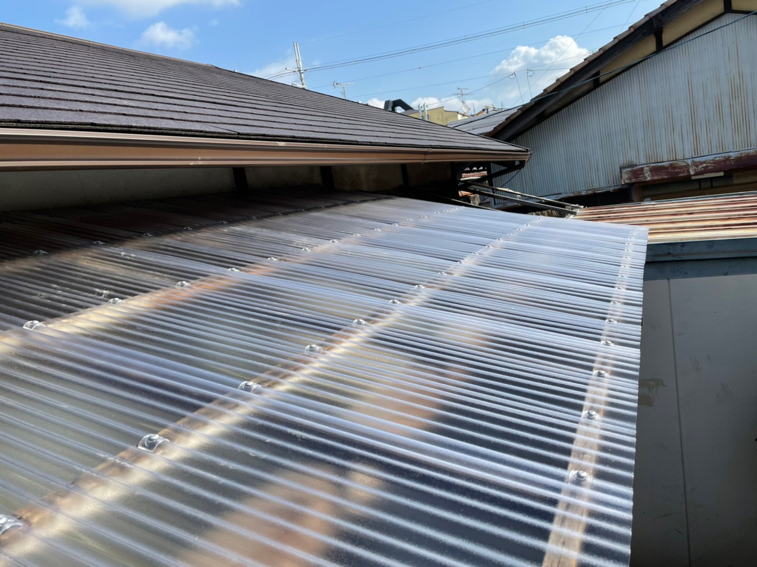 150.180　そば処　大豪庵　波板交換